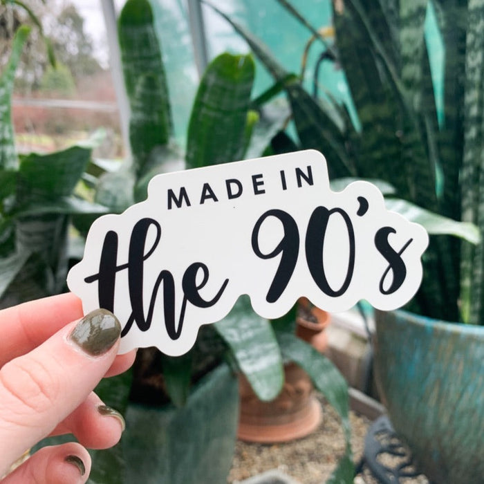 Made In The 90's Sticker