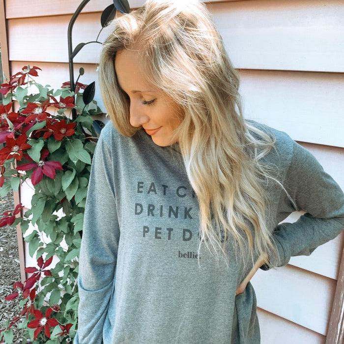 Eat Cheese, Drink Wine, Pet Dogs Tee